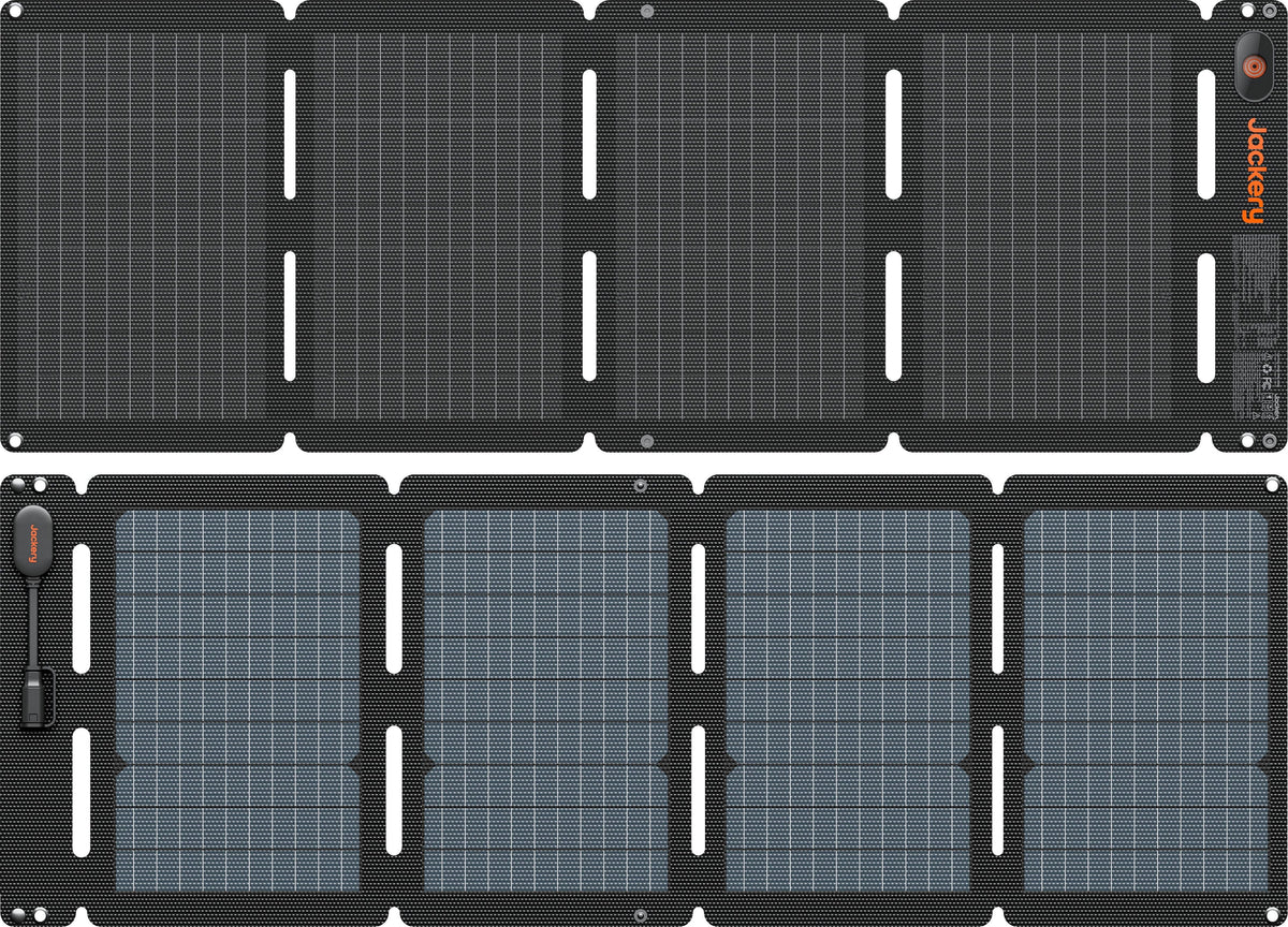 Jackery - SolarSaga 40 Air Ultra Light Solar Panel - Black