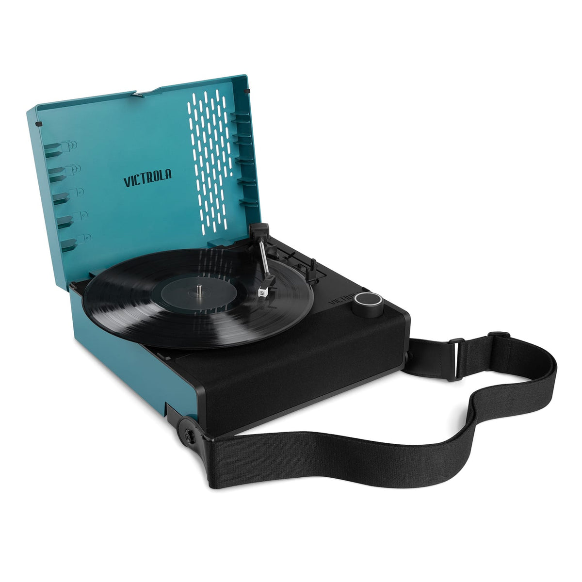 Victrola - Revolution GO Portable Rechargeable Record Player - Blue