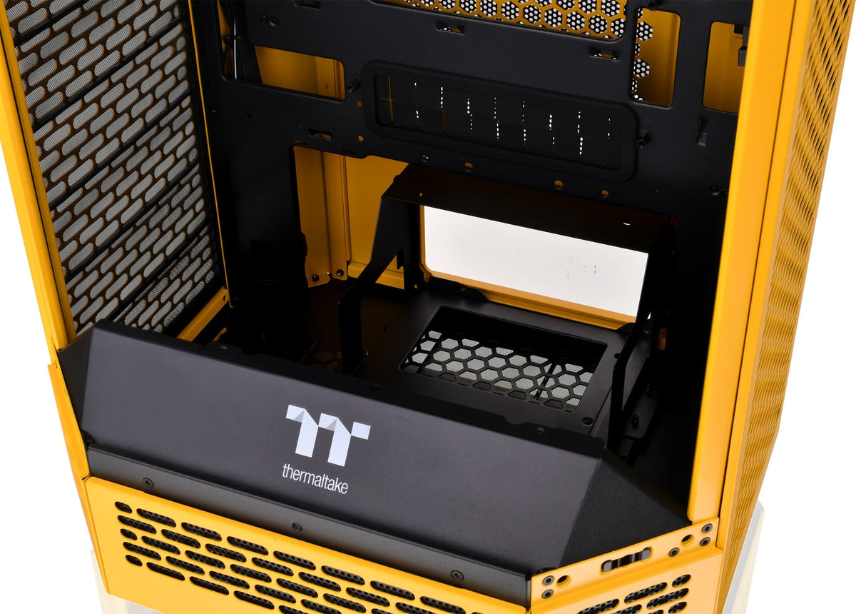 Thermaltake - The Tower 300 Micro ATX PC Case - Bumblebee Yellow