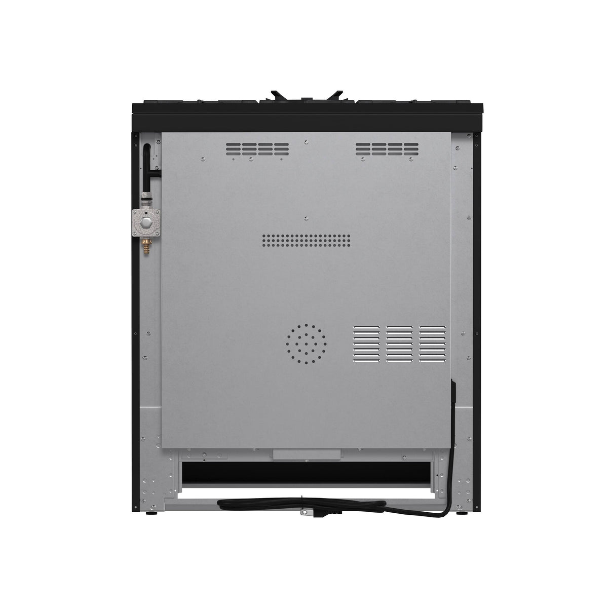 Forno Appliances - 30 in. Wide 5 Burner Leonardo 5 Cu. Ft. Freestanding Gas Convection Range with LP Conversion Kit - Black