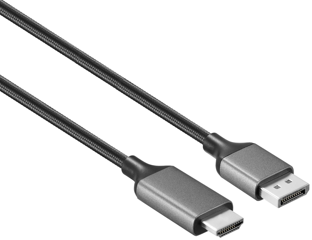 Insignia™ - 6 ft. DisplayPort to HDMI Cable - Black