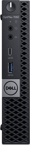 Dell - Refurbished OptiPlex 7060 Micro Desktop - Intel Core i5-8500T - 8GB Memory - 256GB SSD - Black
