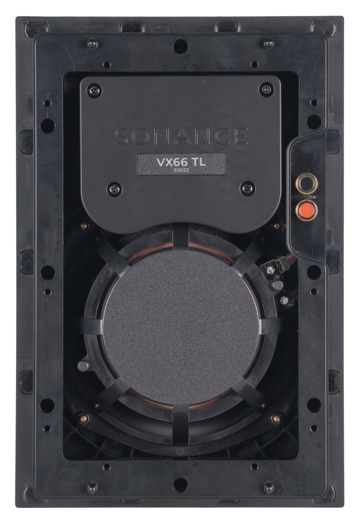 Sonance - VX66 TL RECTANGLE - Visual Experience Series 6.5" 2-Way Thinline In Wall Speakers (Pair) - Paintable White