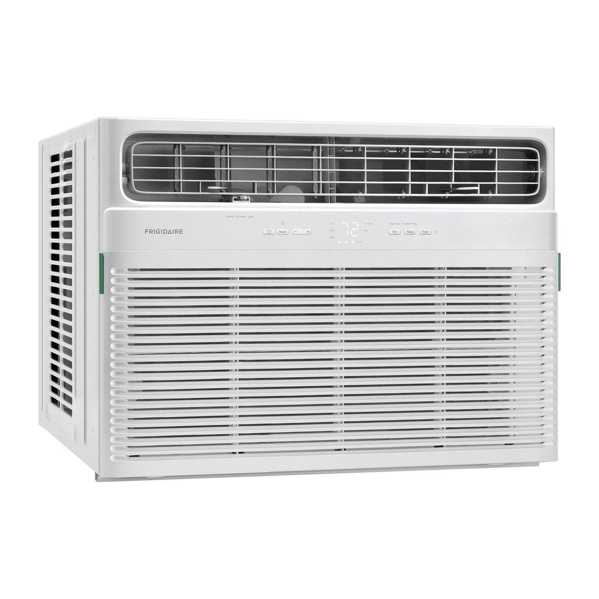 Frigidaire - 115V 18,000 BTU 1,000 Sq Ft Smart Window Air Conditioner with 16,000 BTU Supplemental Heat Function - White