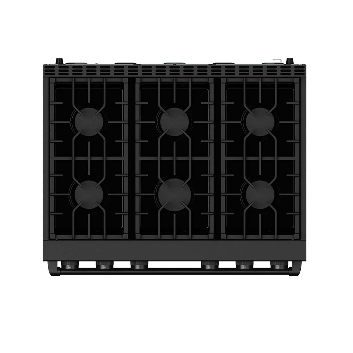 Thor Kitchen - 6.0 Cu. Ft. Freestanding LP Gas Convection Range - Matte Black