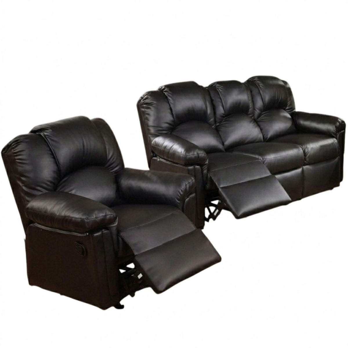 Juego de sala moderno, respaldo con cojín y reposabrazos con almohada