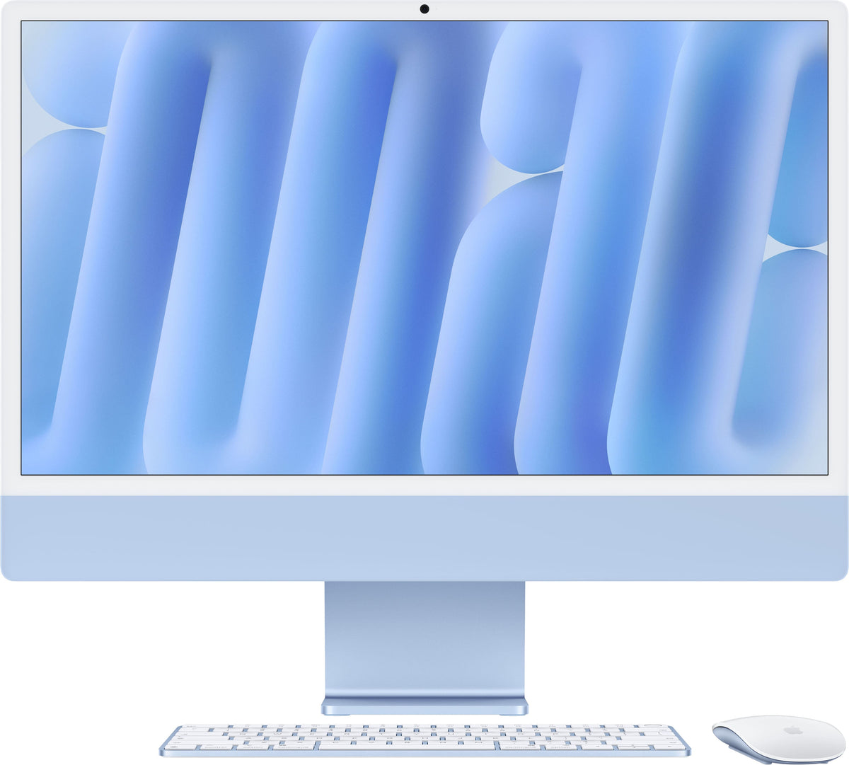 Apple - iMac 24-inch All-in-One - M6 chip - 12 Core CPU - 12 Core GPU - Standard Glass - 16GB Memory - 512GB SSD - Blue
