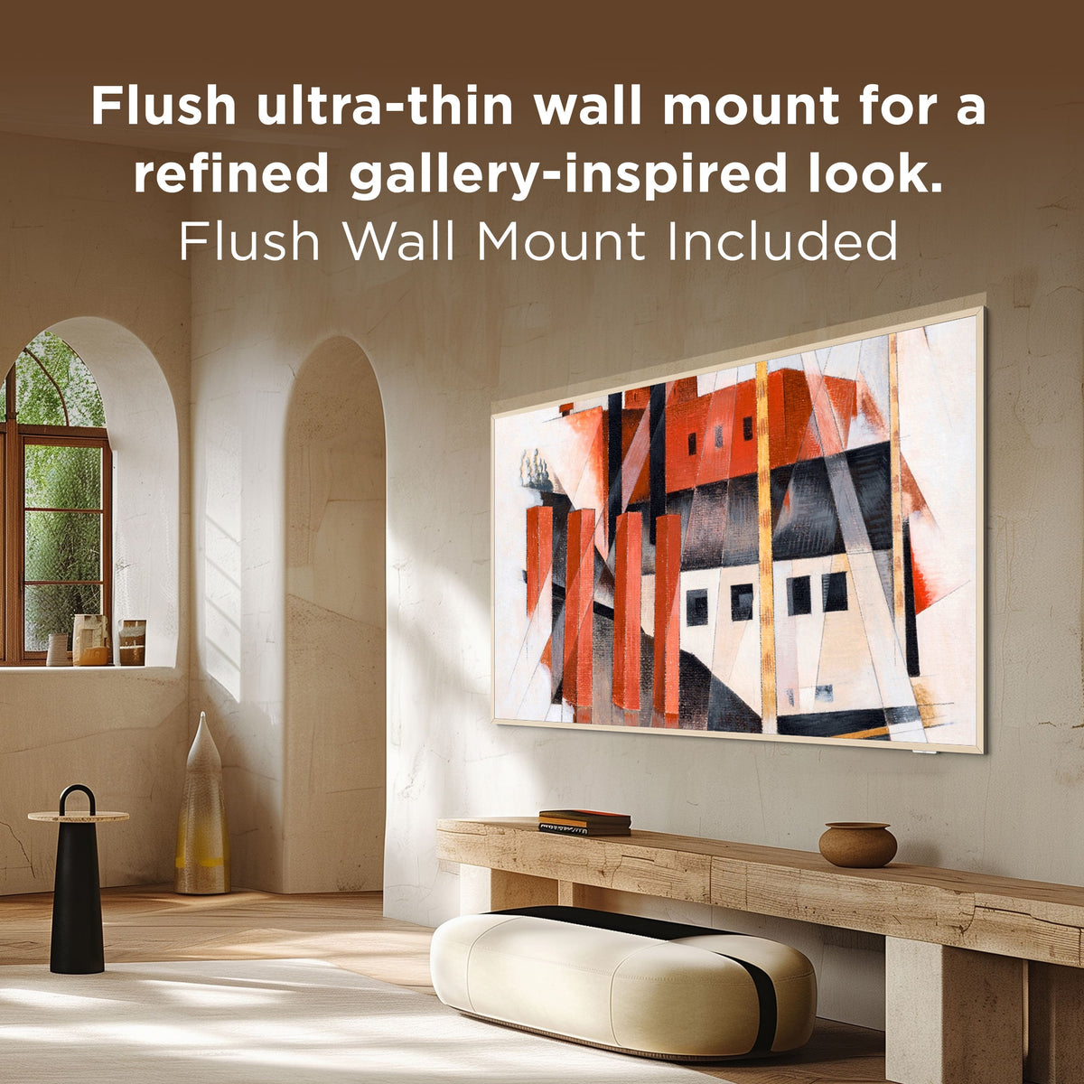 TCL - 75" Class A300L Designer Series 4K QLED TV with Ultra Matte Screen and Flush Wall Mount (2026)
