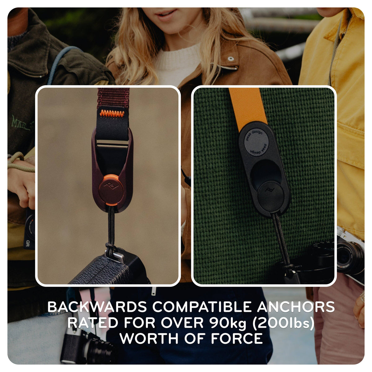 Peak Design - Form Leather Camera Strap Standard - Black