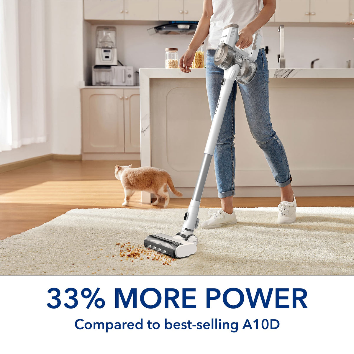Tineco - Restored PWRHero 11 ZT Cordless Vacuum (Refurbished) - White