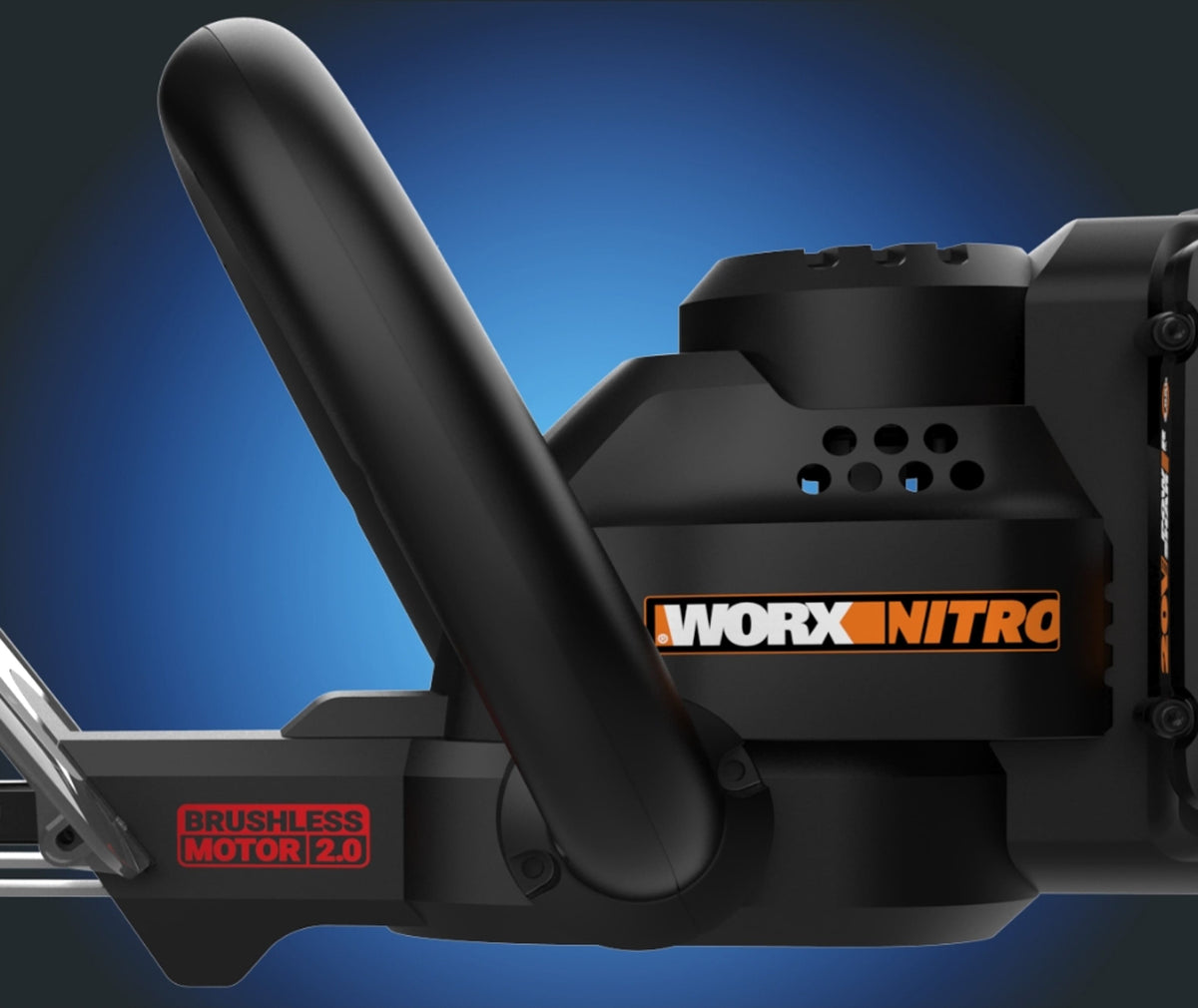 WORX - 40V 24" Cordless Hedge Trimmer (2 x 2.0 Ah Batteries & 1 x Charger) - Black