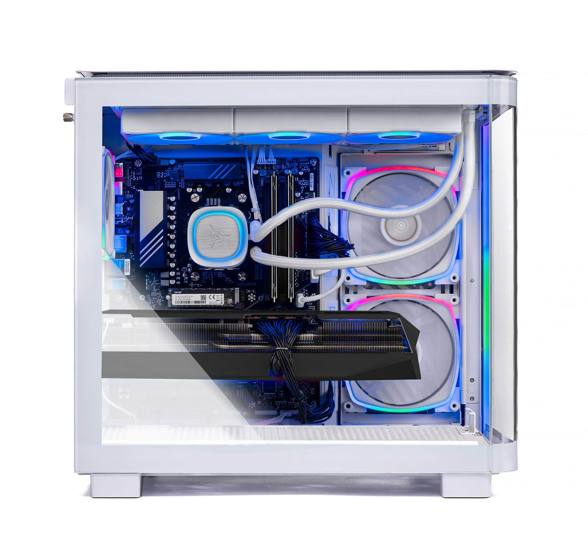 Skytech Gaming - KING95 Gaming Desktop PC - AMD Ryzen 7 9700X (2024) - 16GB Memory - NVIDIA GeForce RTX 5060 Ti 16GB - 1TB NVMe Storage - White