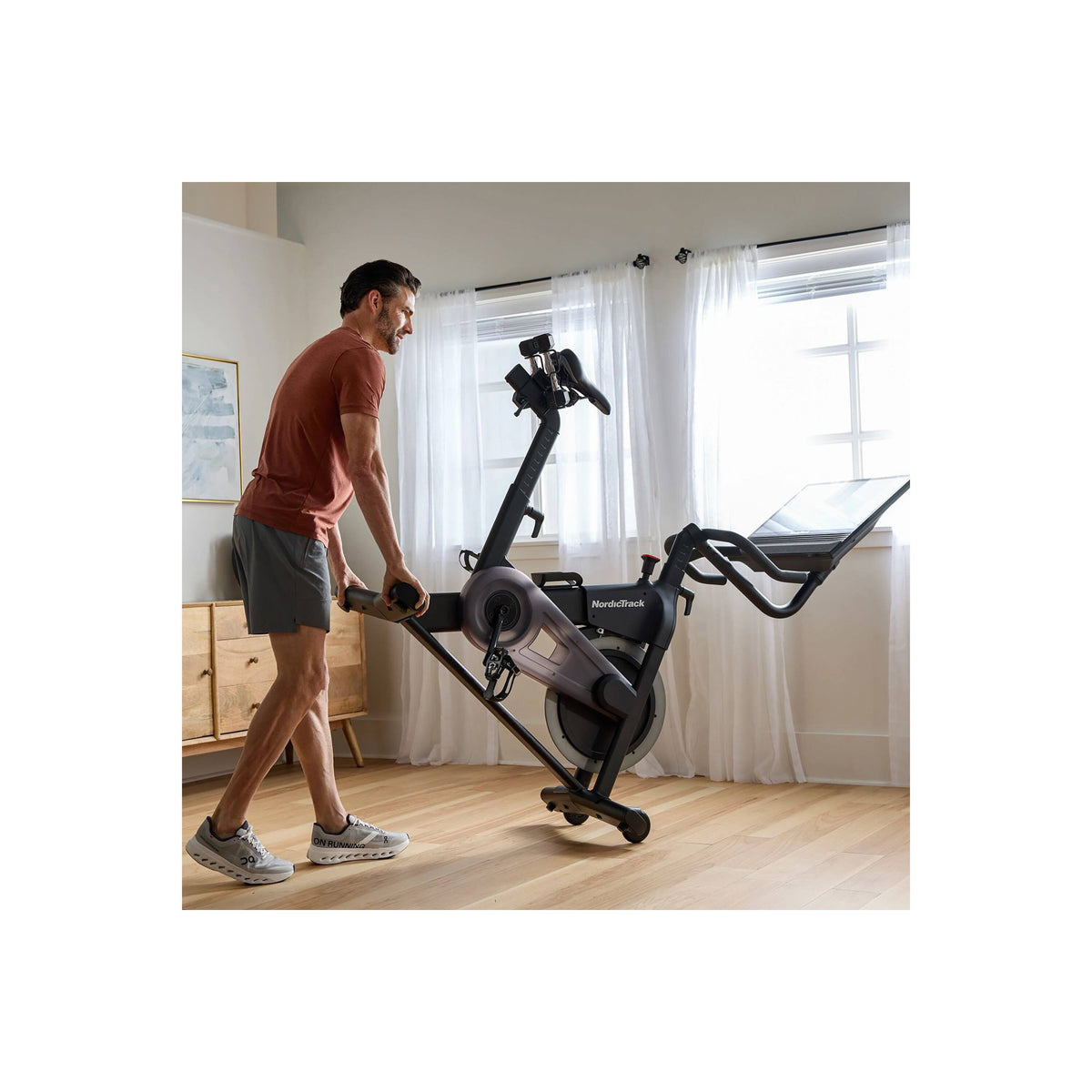 NordicTrack - 24 Studio Bike for a Best-In-Class Cycling Experience - Black