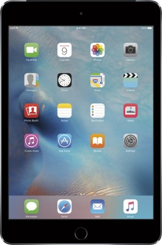 Apple - Geek Squad Certified Refurbished iPad mini 4 Wi-Fi + Cellular 64GB - Space Gray (Unlocked)