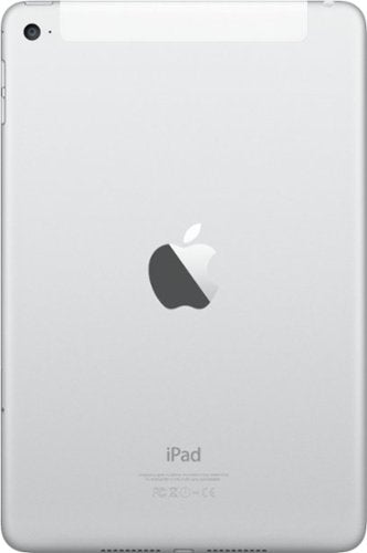 Apple - Geek Squad Certified Refurbished iPad mini 4 Wi-Fi + Cellular 128GB - Silver (Unlocked)