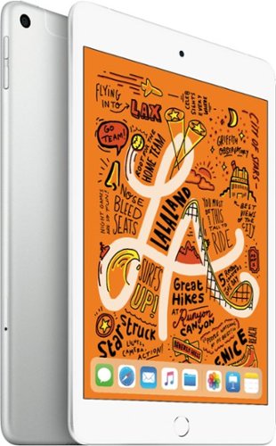Apple - Geek Squad Certified Refurbished 7.9-Inch iPad mini - (5th Generation) with Wi-Fi + Cellular - 64GB - Silver (Unlocked)