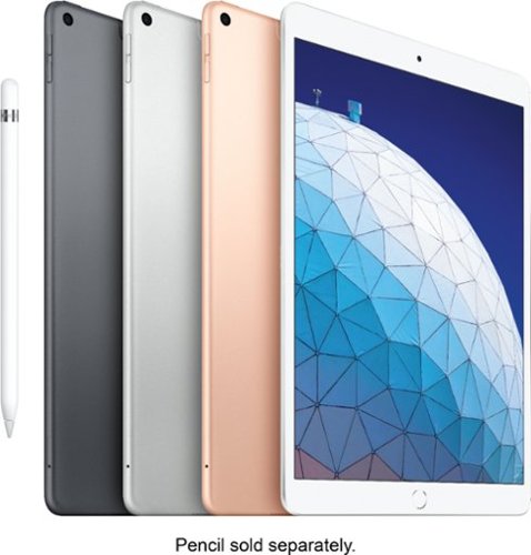 Apple - Geek Squad Certified Refurbished iPad Air (3rd Generation) with Wi-Fi + Cellular - 64GB - Space Gray (Unlocked)