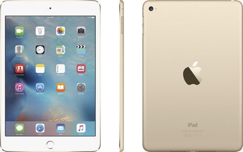 Apple - Geek Squad Certified Refurbished iPad mini 4 Wi-Fi 64GB - Gold
