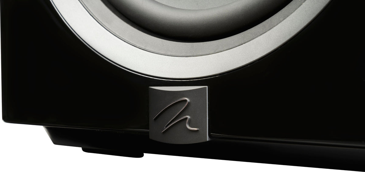 MartinLogan - Dynamo 12, 12” Sealed, Powered Subwoofer, with Magnitude MT-1.6kW Amplifier, Sub Control App, and Wireless Built-In - Gloss Black