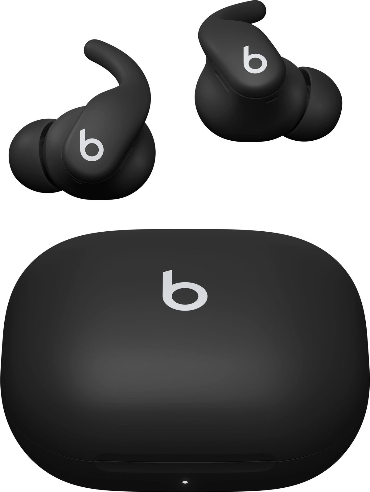 Beats - Powerbeats Fit True Wireless Active Noise Canceling Earbuds - Jet Black