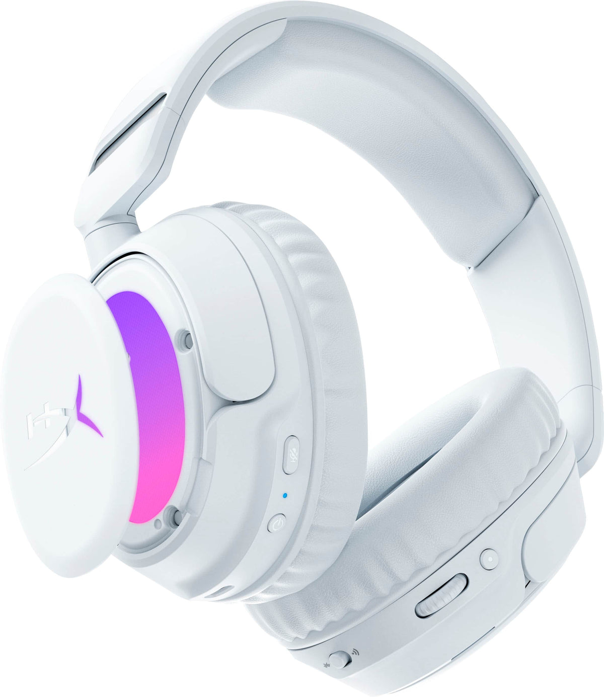 HyperX - Cloud Flight 2 Wireless Gaming Headset for PC, PS5, PS4, Nintendo Switch, Mac, Mobile, and Bluetooth - White