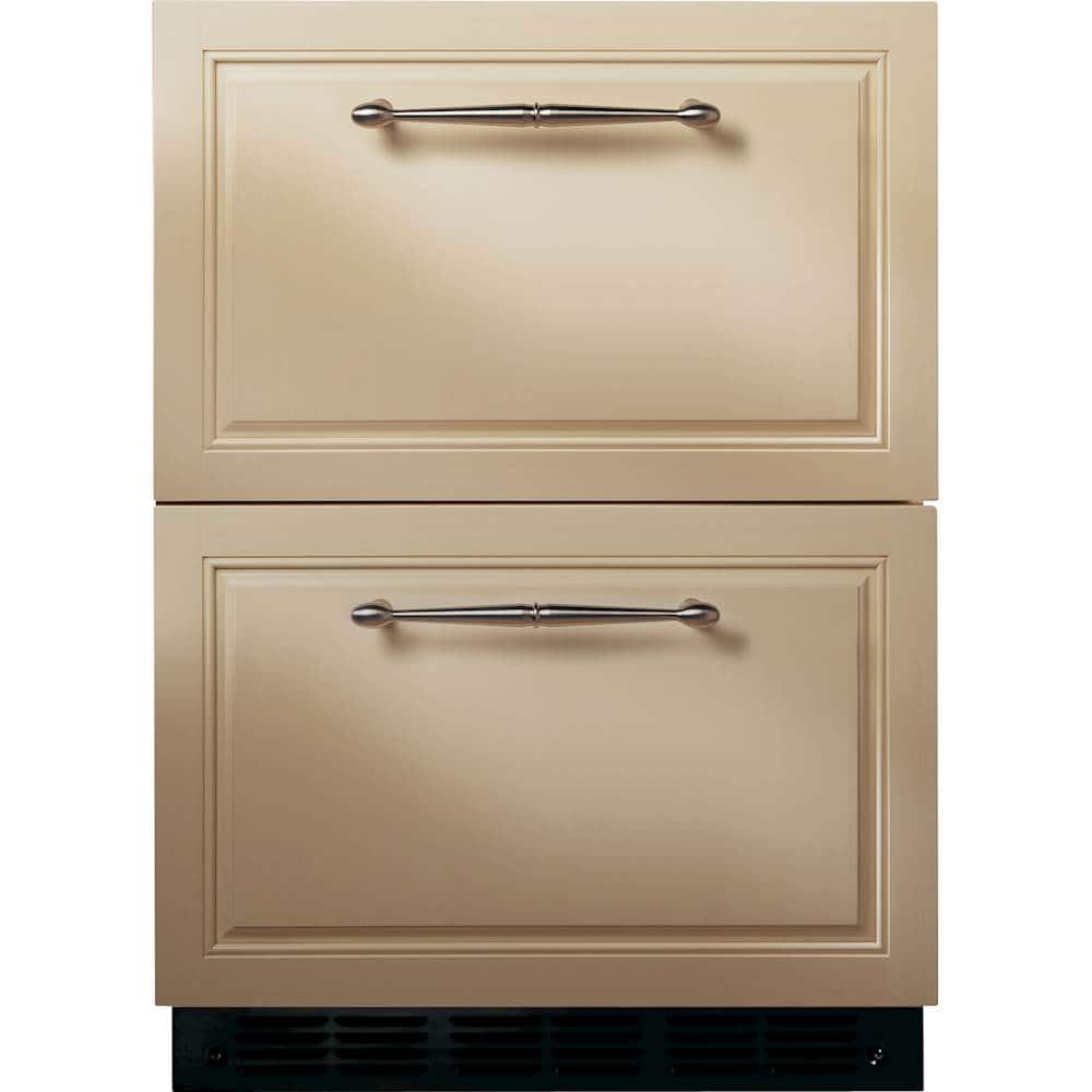 Monogram - 5.0 Cu.Ft. Built-In Compact Refrigerator with Adjustable Temperature Control - Custom Panel Ready