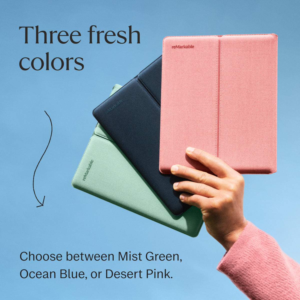 Sleeve Folio for reMarkable Paper Pure - Mist Green