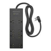 Insignia™ - Surge Protector for Home/Office with 8 AC Outlets, 6-foot cord, and 1440 joules of surge protection - Black