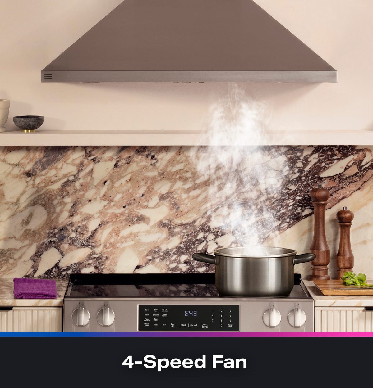 GE Profile - 36 inches - Convertible - Wall Range Hood - Stainless Steel