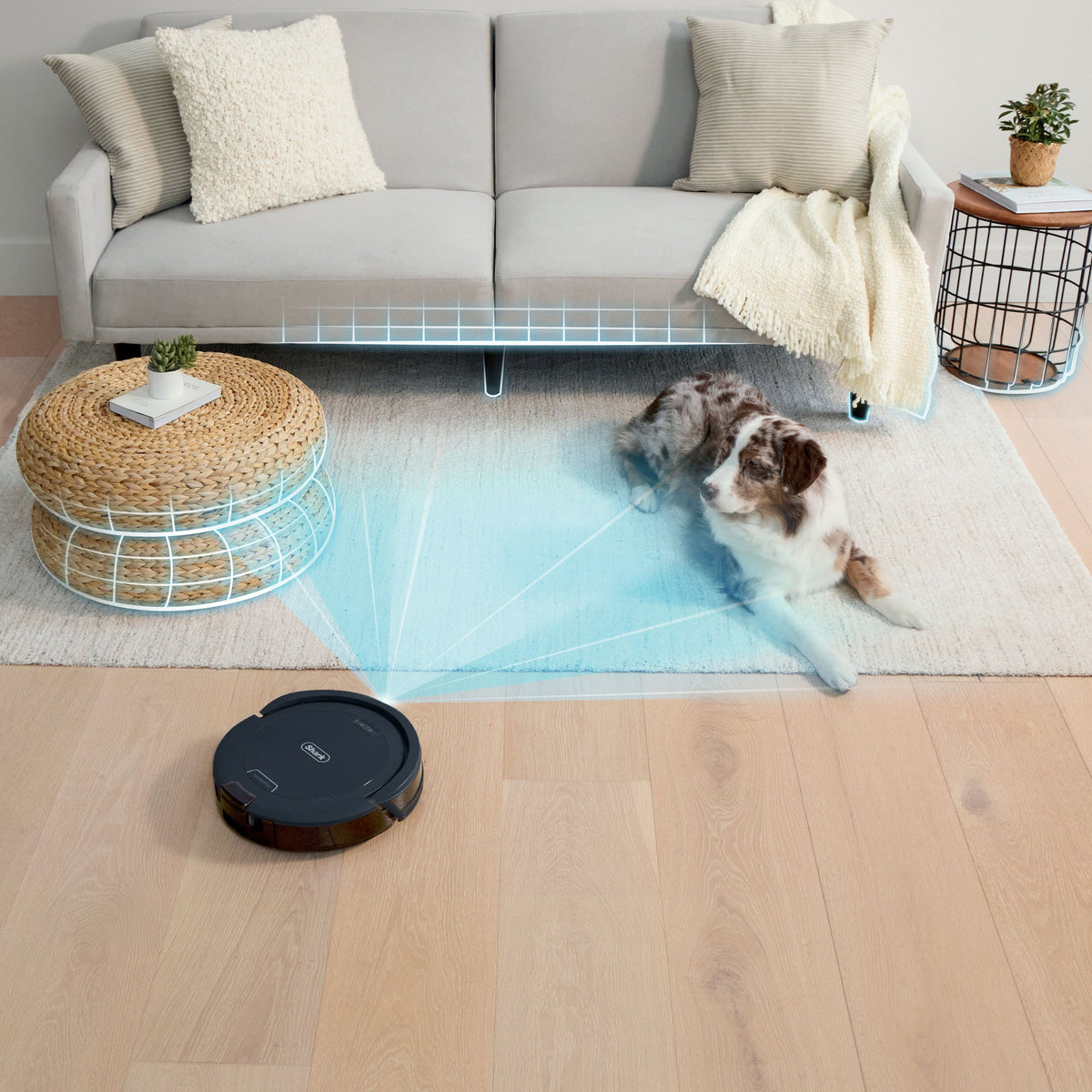 Shark - Navigator Robot Vacuum + Self-Empty Base - Gray