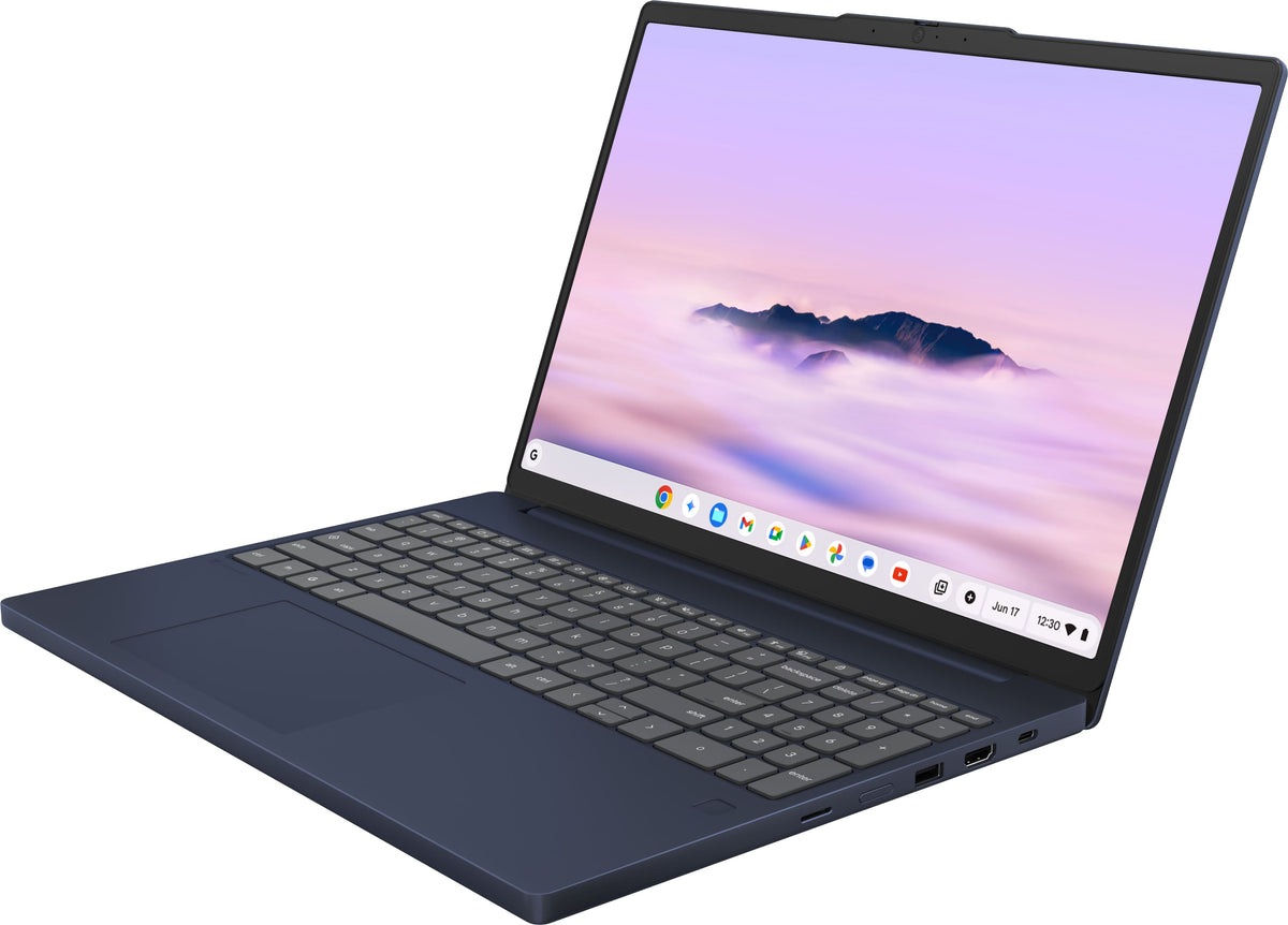 Lenovo - Chromebook Plus 15.3" 2K Touchscreen Laptop - Intel Core 3 Processor N355 2025 - 8GB Memory - 128GB UFS - Cosmic Blue