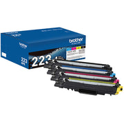 Brother - TN223 4-Pack Standard-Yield Toner Cartridges - Black/Cyan/Magenta/Yellow