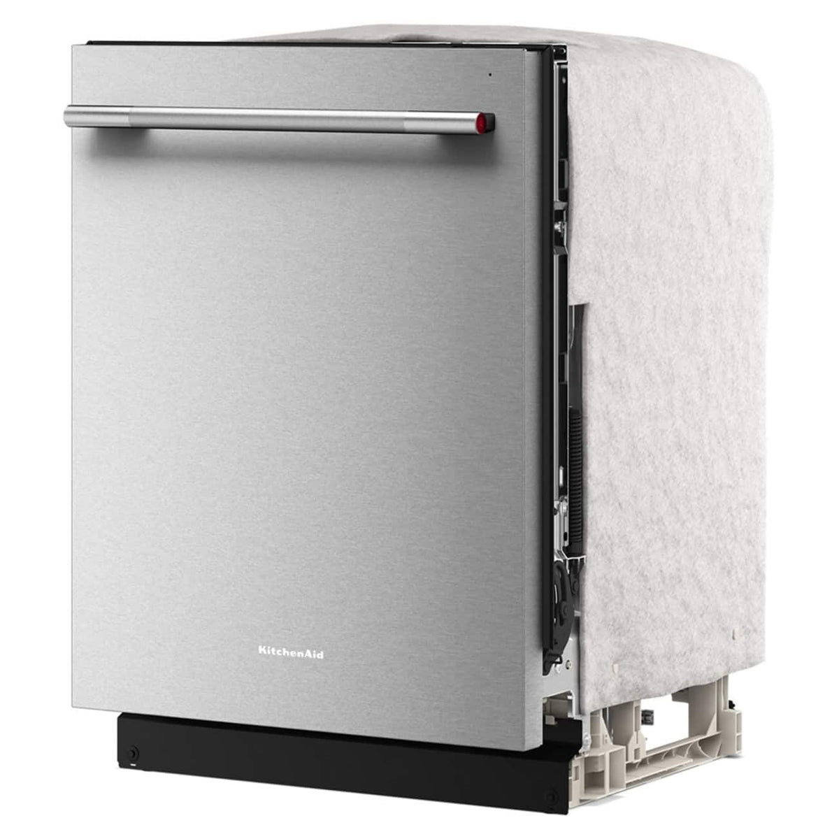 KitchenAid - 24 inch Top Control Built-In Dishwasher with Third Level Utensil Rack and 47 dBA - Stainless Steel