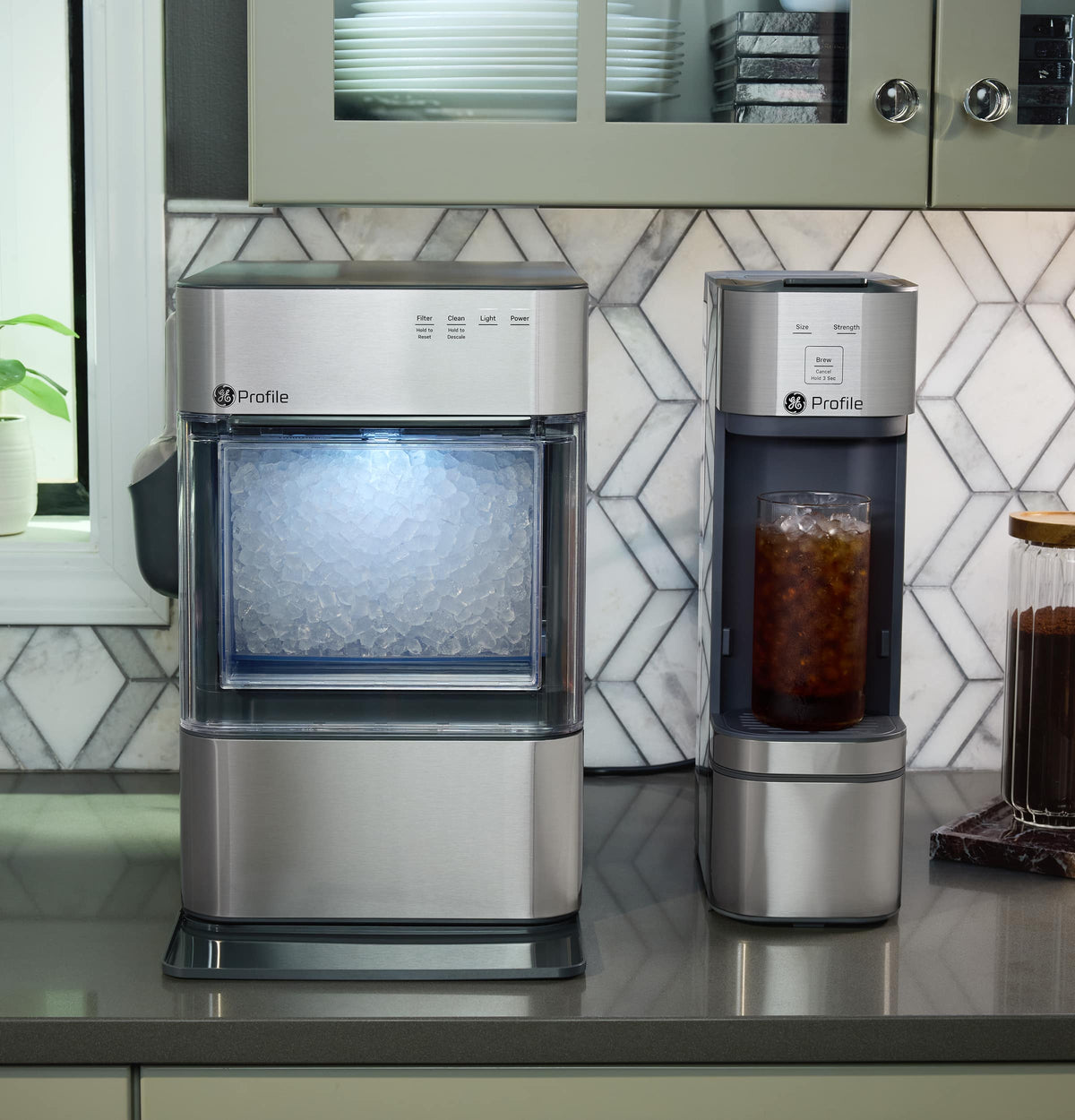 GE Profile - Brewpal Single-Serve Coffee Maker - Stainless Steel