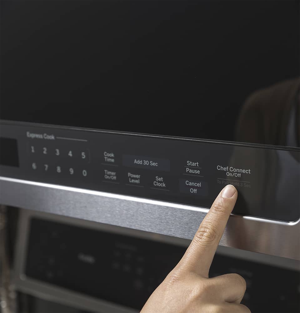 GE Profile - 2.1 Cu. Ft. Over-the-Range Microwave with Sensor Cooking and Chef Connect - Stainless Steel
