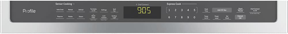 GE Profile - 2.1 Cu. Ft. Over-the-Range Microwave with Sensor Cooking and Chef Connect - Stainless Steel