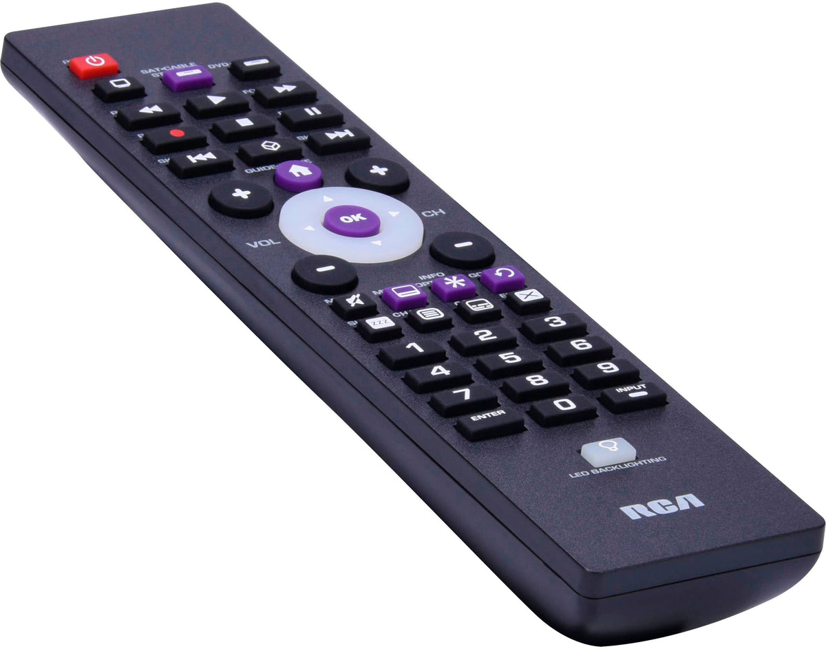 RCA - 3-Device Backlit Universal Remote - Black