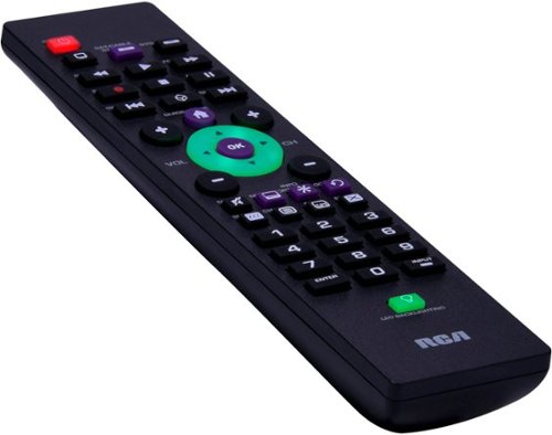 RCA - 3-Device Backlit Universal Remote - Black