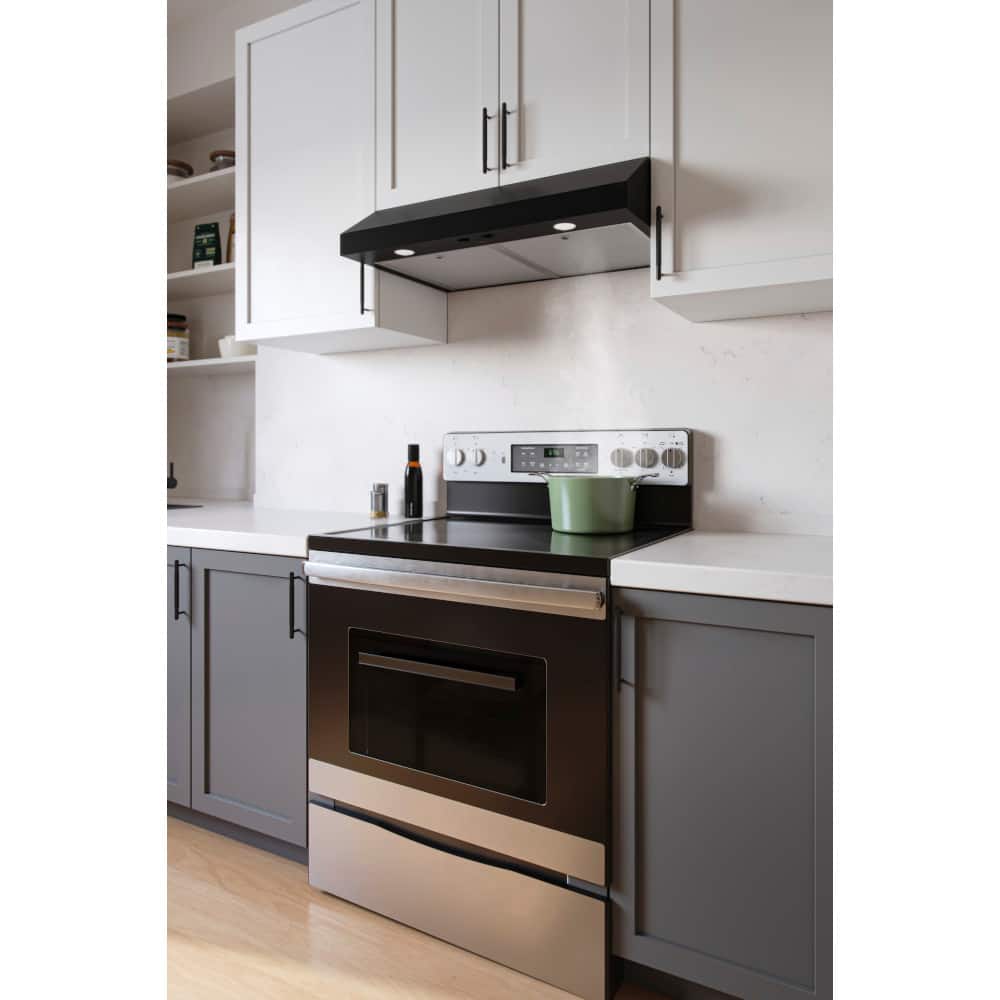 Broan - 42 inches - Convertible - Under cabinet Range Hood - Black