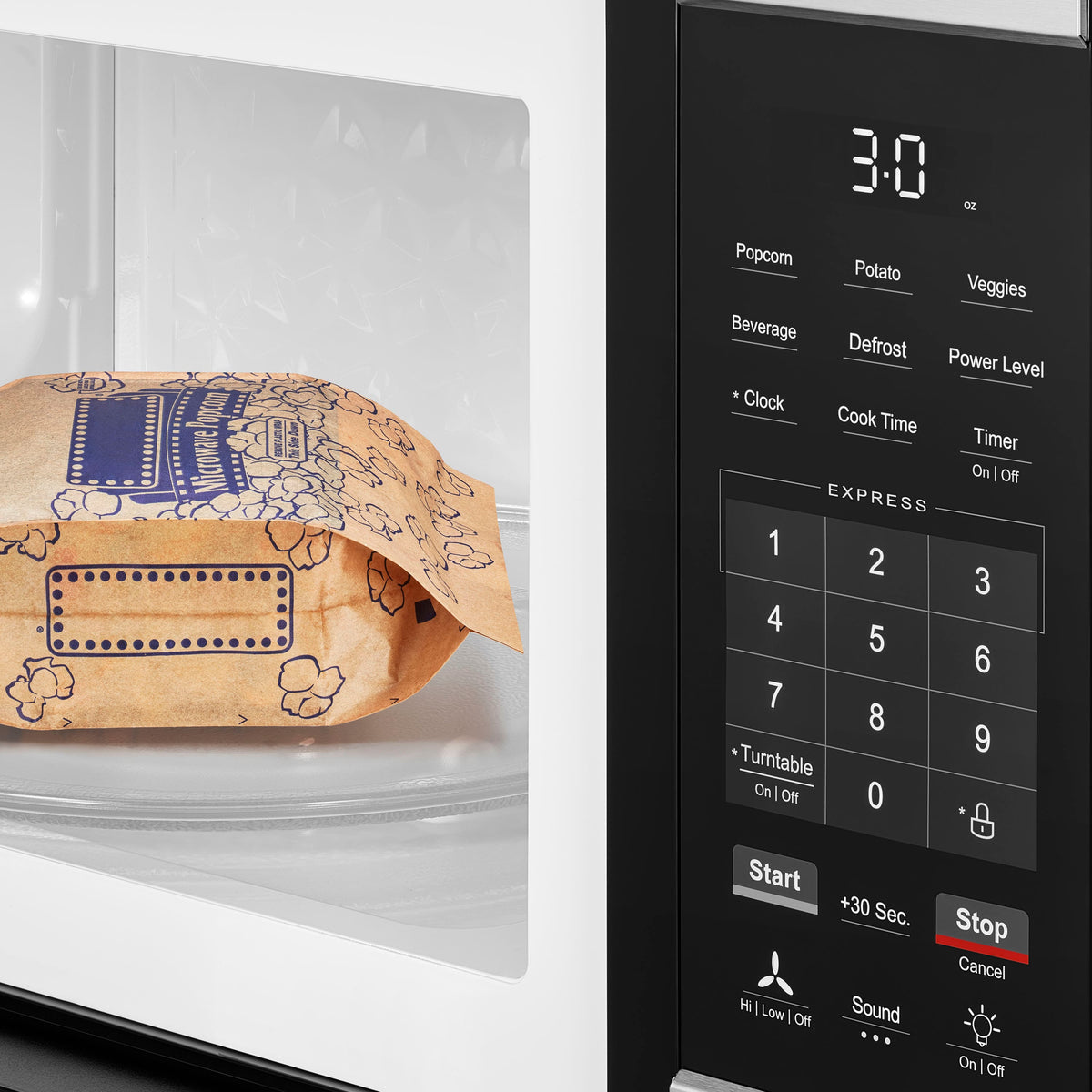 Insignia™ - 1.7 Cu. Ft. Over-the-Range Microwave with 1,000W Cooking Power - Stainless Steel