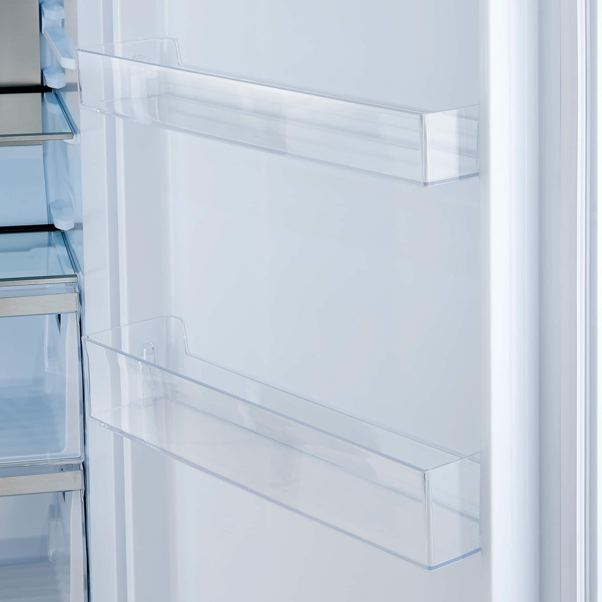 Forno Appliances - Maderno 13.6 Cu. Ft. Built-In Upright Convertible Freezer with Decorative Grill and Right Swing Door - White
