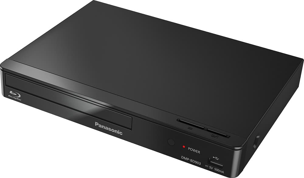 Panasonic - Streaming Wi-Fi Built-In Blu-ray Player - Black