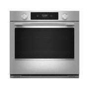 KitchenAid - 27" Smart Built-In Electric Single Wall Oven with Assisted Cooking Modes - Stainless Steel