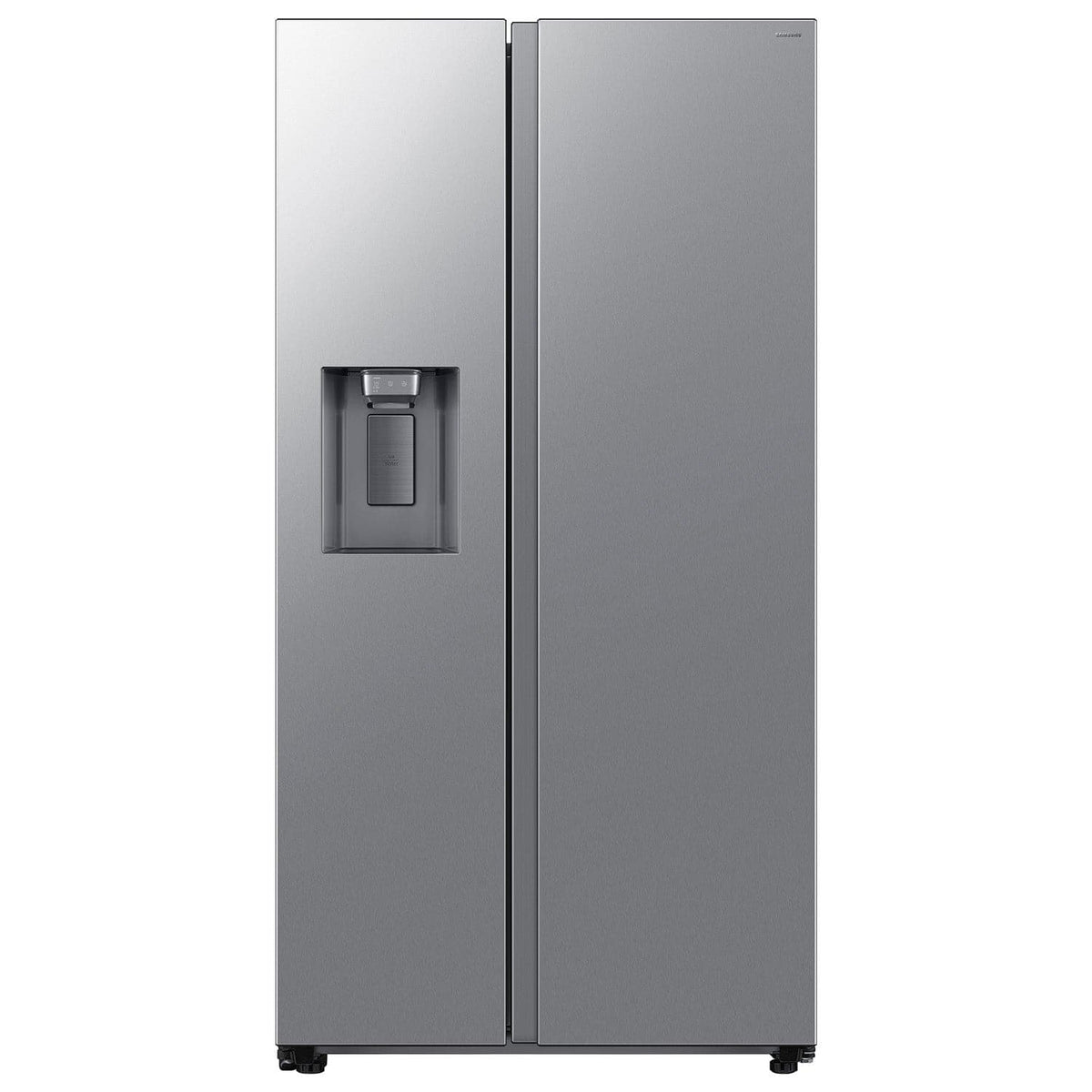 Samsung - 36 in. Wide Bespoke AI 27 cu. ft. Side-by-Side Refrigerator with Sphere Ice and External Water & Ice Dispenser - Stainless Steel