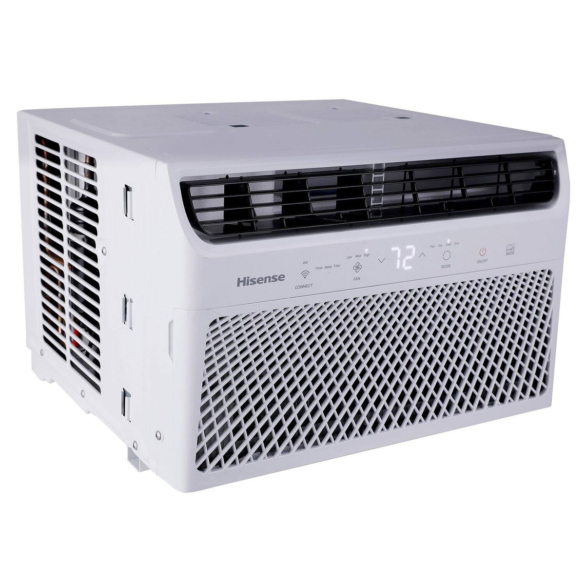 Hisense - 10,000 BTU Window Air Conditioner with Inverter Technology & ConnectLife App 450 Sq. Ft. with Remote - White