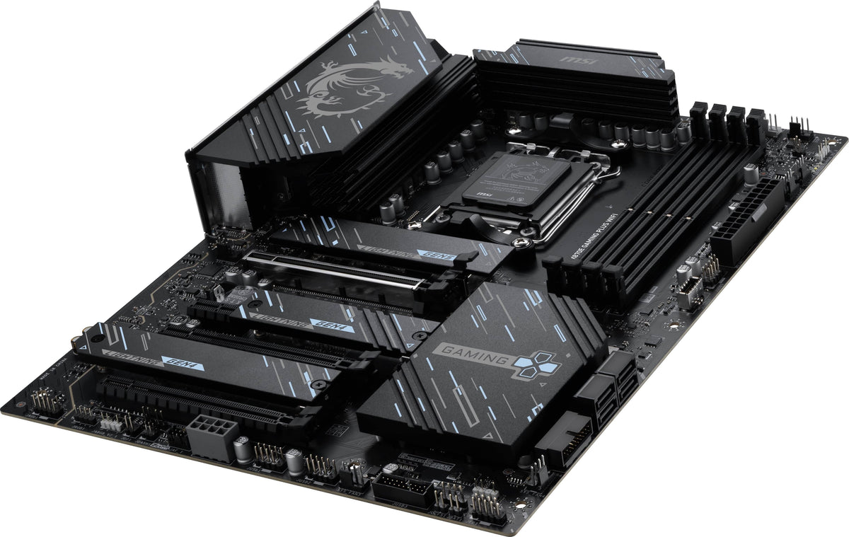 MSI - X870E GAMING PLUS WIFI (Socket AM5) AMD X870E ATX DDR5 Wi-Fi 7 Motherboard - Black