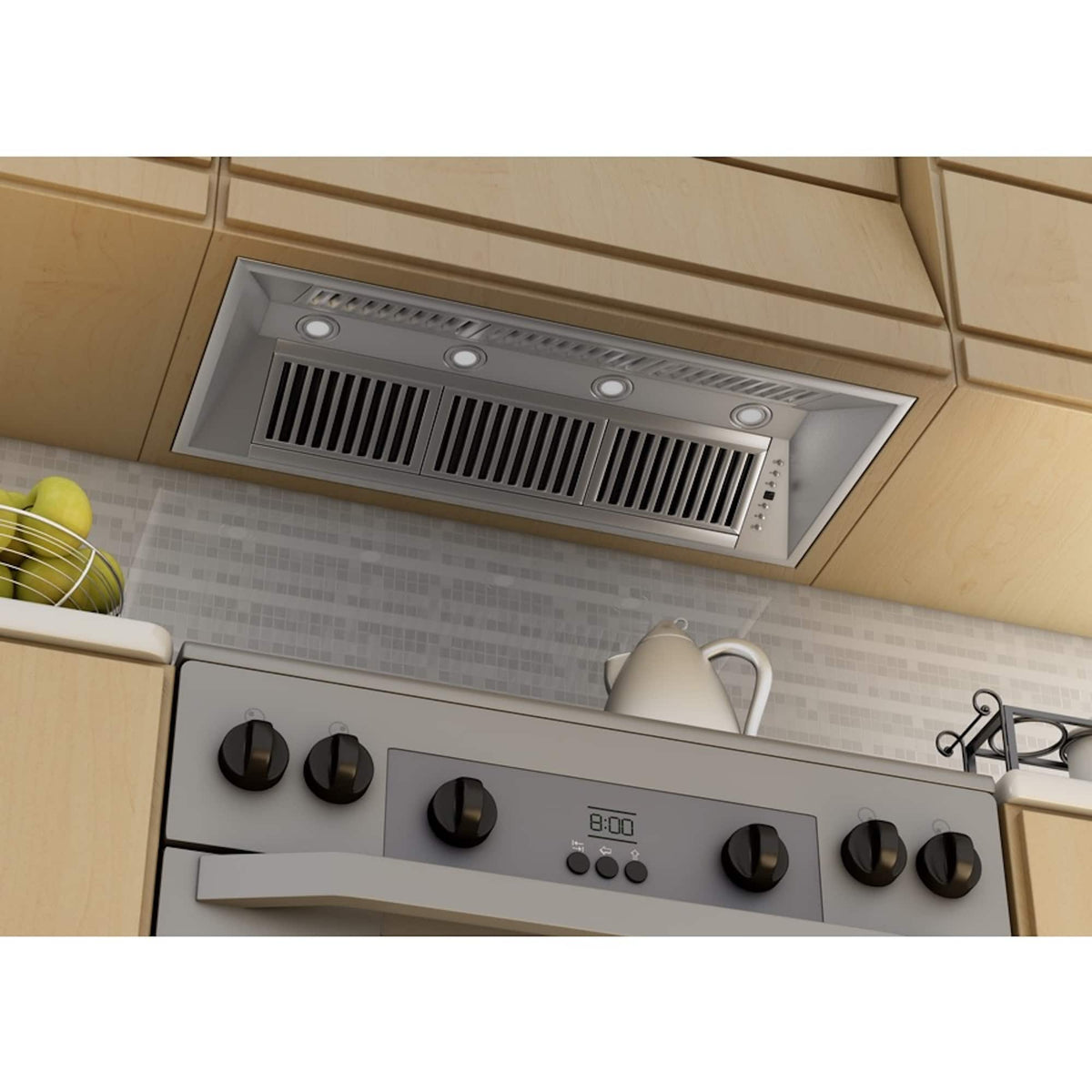 ZLINE - 46 inches - Externally Vented - Range Hood Insert - Stainless Steel