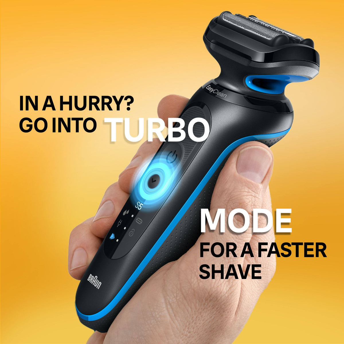 Braun - Series 5 Wet/Dry Electric Shaver - Blue