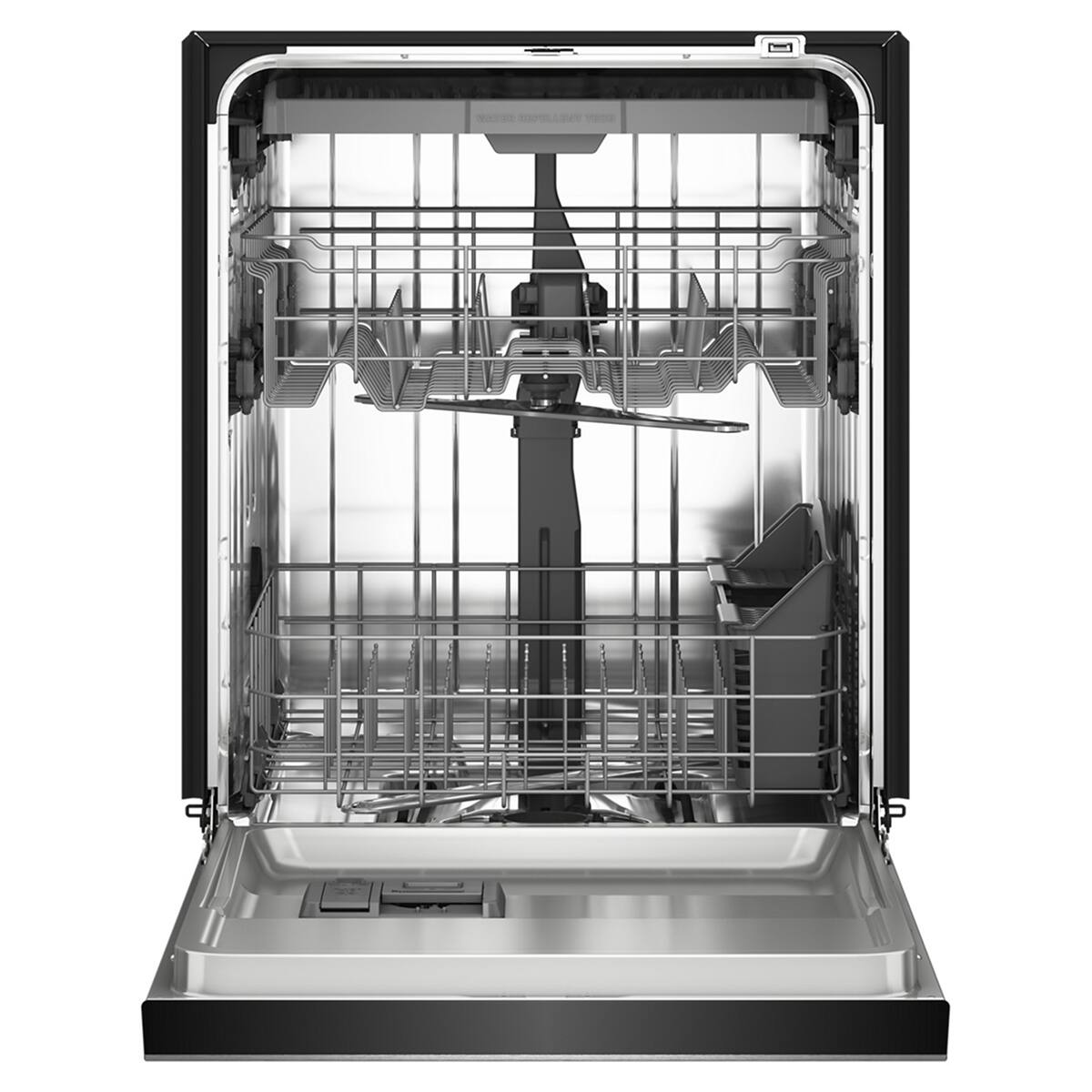 KitchenAid - 24 inch Front Control Built-In Tub Dishwasher with Third Level Utensil Rack and 47 dBA - Stainless Steel
