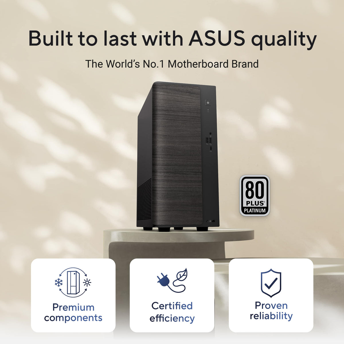 ASUS - VM501 Desktop - AMD Ryzen 5 220 - 16GB Memory - 512GB Storage - Black